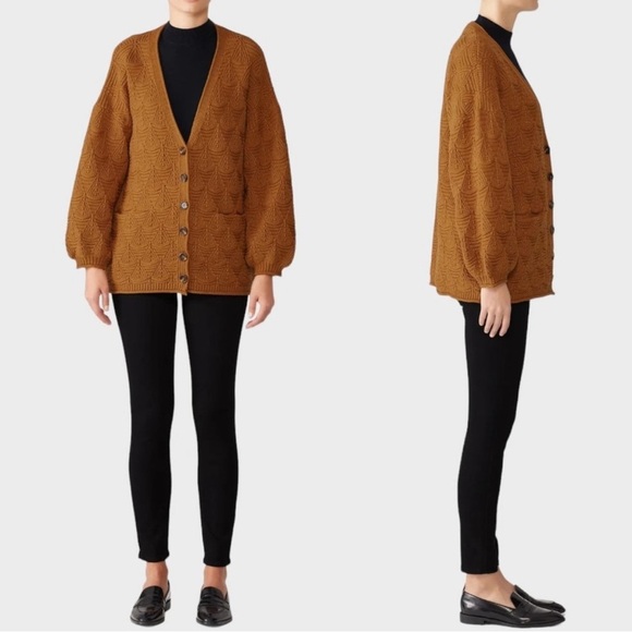 dRA Women’s Enzo Knit Oversized Cardigan Sweater Size Medium - Picture 13 of 16